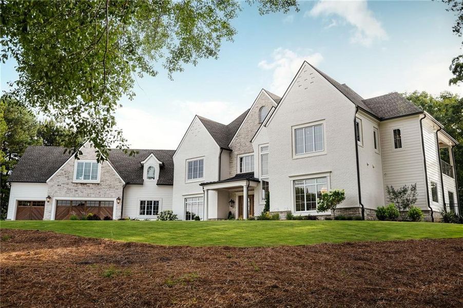 Front exterior of a new home in , Canton, GA, highlighting curb appeal (Image 31).