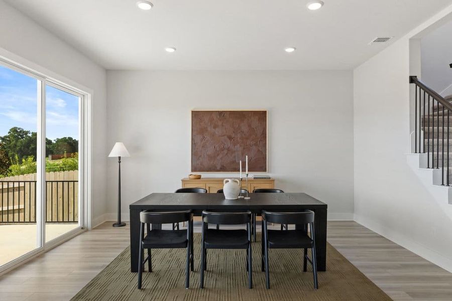 Furnished interior view inside a new home in Lariat, Liberty Hill (Image 13).
