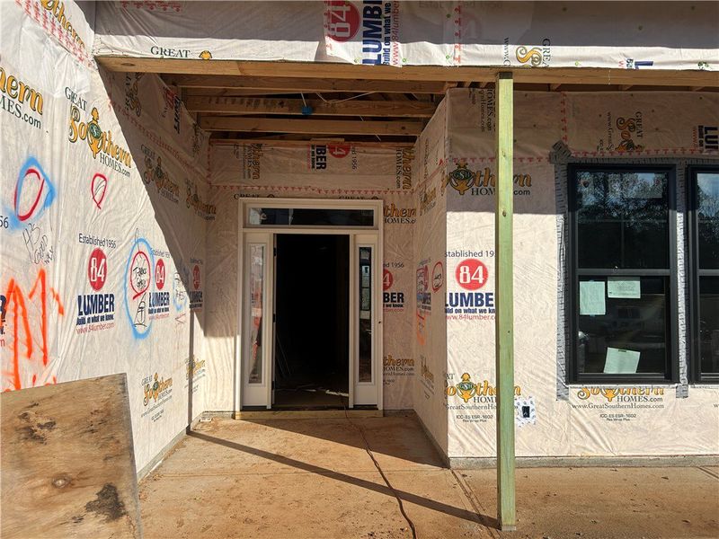 In-progress construction of a new home in Edwards Ridge, Central, SC (Image 13).