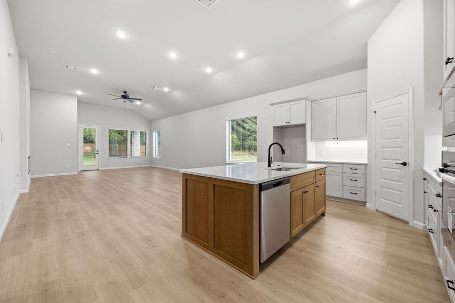 Representative furnished interior of a home built from the Finley by Cambridge Homes in Ribbonwood, Aubrey (Image 7).