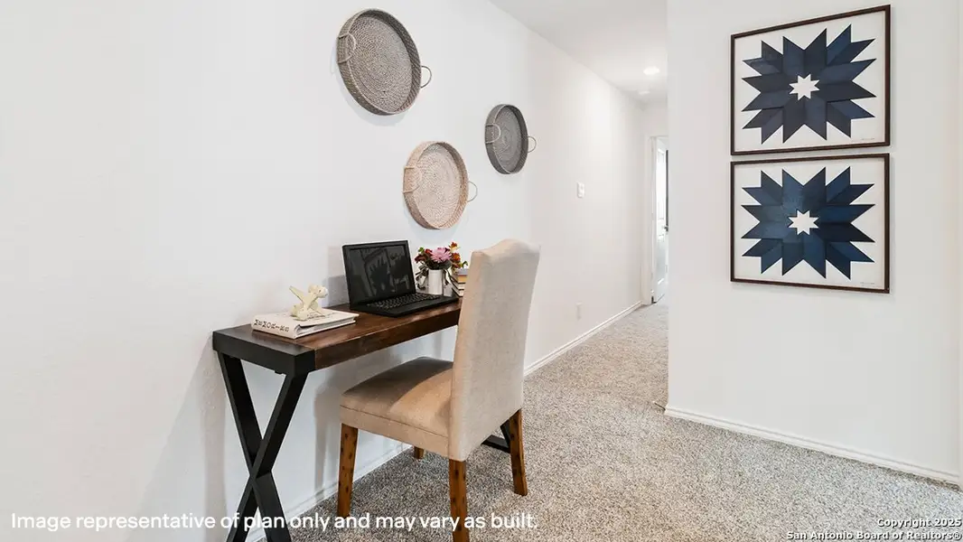 Furnished interior view inside a new home in Blue Ridge Ranch, San Antonio (Image 18). Furnished interior view inside a new home in Blue Ridge Ranch, San Antonio (Image 18).