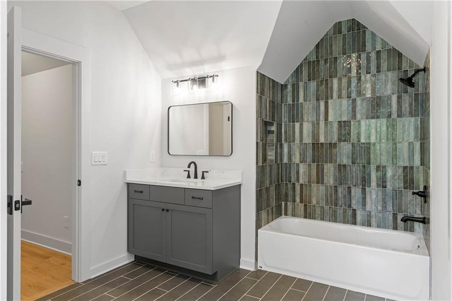 Furnished interior view inside a new home in , Marietta (Image 7).