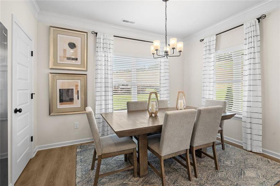 Furnished interior view inside a new home in Sanders Park, Austell (Image 14).