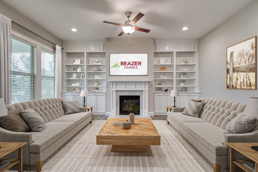 Furnished interior view inside a new home in Gatherings® at GreenHouse, Marietta (Image 6). Furnished interior view inside a new home in Gatherings® at GreenHouse, Marietta (Image 6).