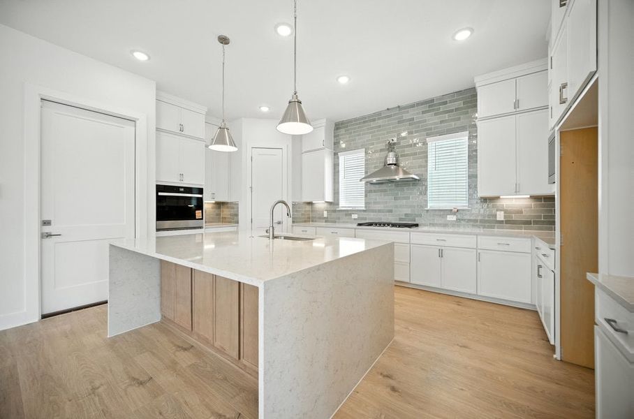 Furnished interior view inside a new home in Foxfield, Austin (Image 5). Furnished interior view inside a new home in Foxfield, Austin (Image 5).
