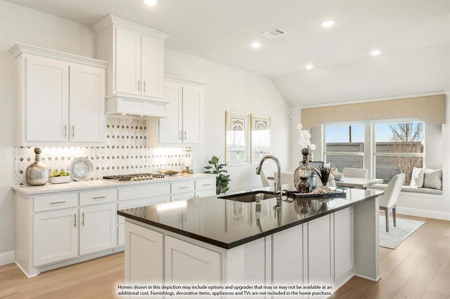Furnished interior view inside a new home in ArrowBrooke, Aubrey (Image 32).