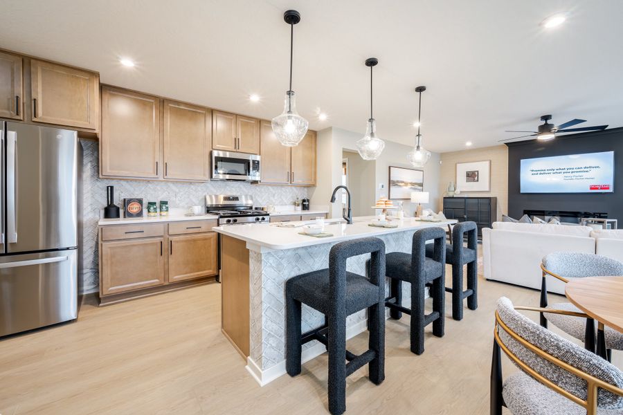 Representative furnished interior of a home built from the Wesley by Fischer Homes in Cherry Glen, Euharlee (Image 11).
