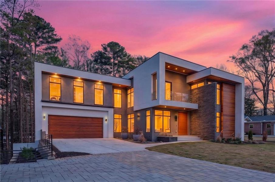 Front exterior of a new home in , Atlanta, GA, highlighting curb appeal (Image 33).