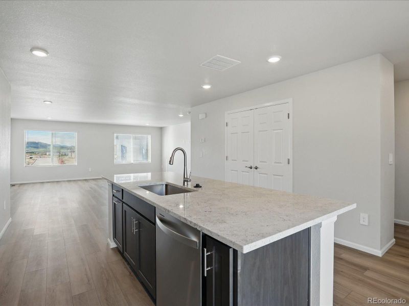 Furnished interior view inside a new home in Three Hills, Morrison (Image 6).