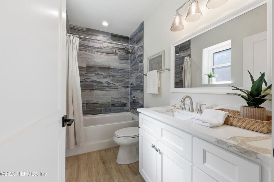 Furnished interior view inside a new home in , St. Augustine (Image 15).