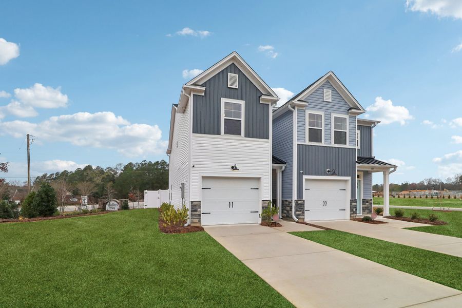 Representative exterior photo of a completed home built from the Southern Breeze by Great Southern Homes in Walker’s Trail, Lexington, SC (Image 27). Representative exterior photo of a completed home built from the Southern Breeze by Great Southern Homes in Walker’s Trail, Lexington, SC (Image 27).