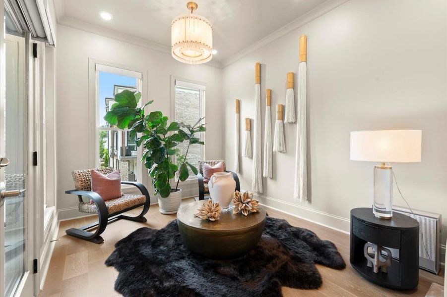 Furnished interior view inside a new home in , Alpharetta (Image 14).