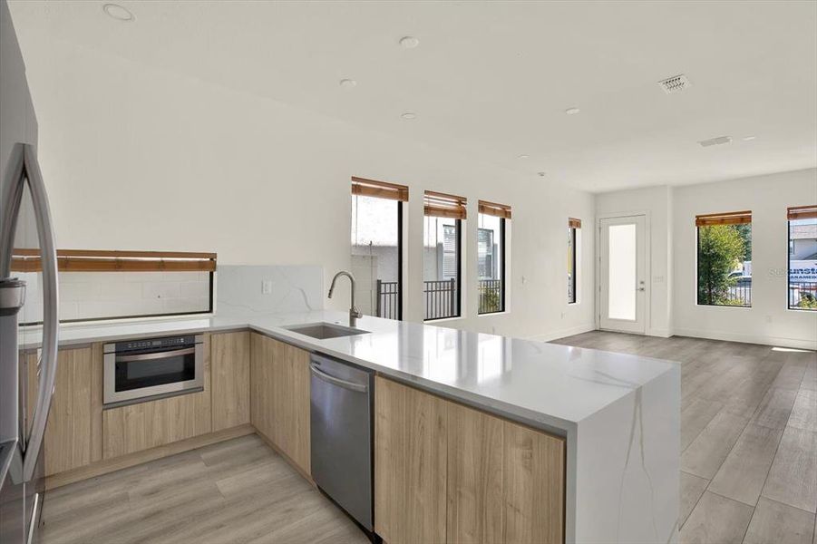 Furnished interior view inside a new home in , St. Petersburg (Image 8).