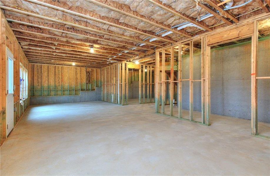 In-progress construction of a new home in , Homer, GA (Image 43).