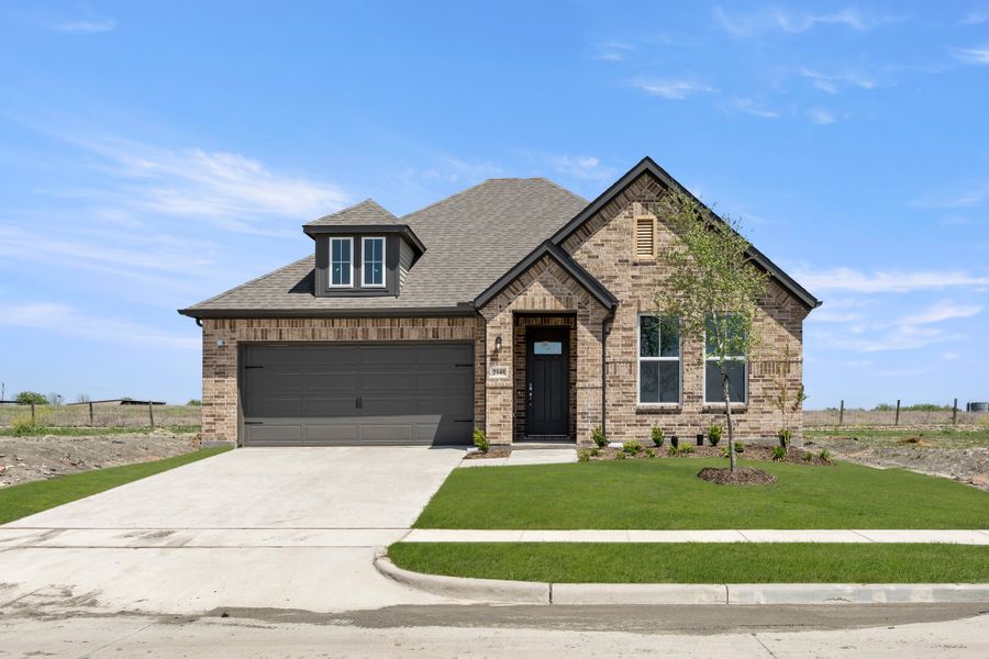 Representative exterior photo of a completed home built from the Liberty by Rockwell Homes in Wildflower Ranch, Fort Worth, TX (Image 26). Representative exterior photo of a completed home built from the Liberty by Rockwell Homes in Wildflower Ranch, Fort Worth, TX (Image 26).