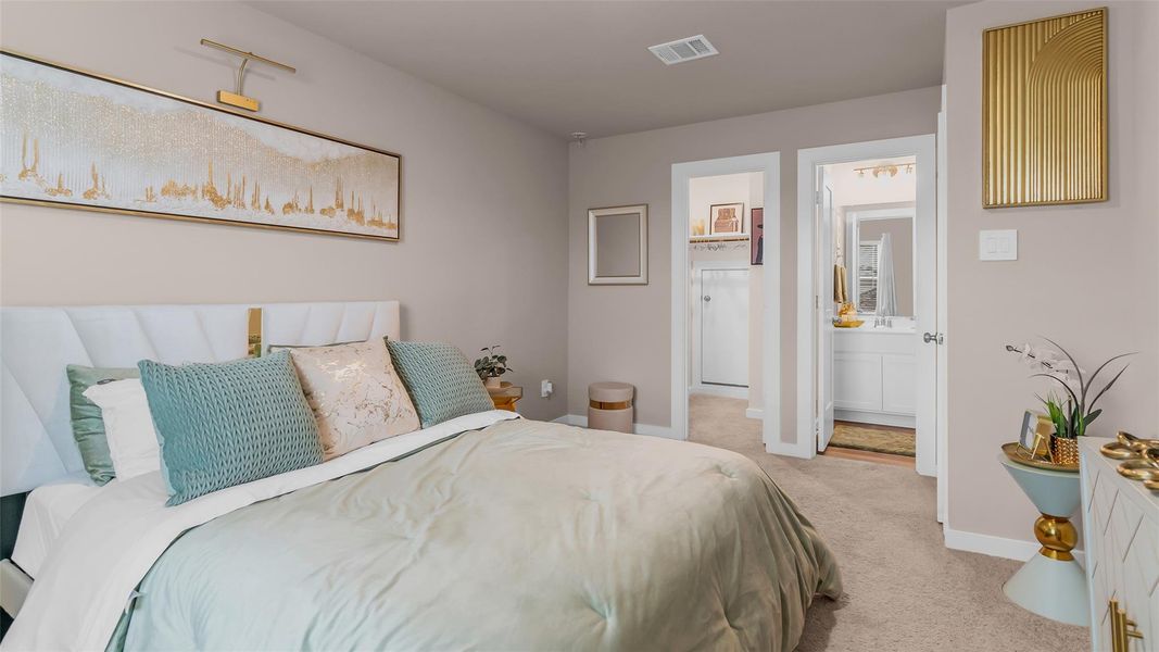 Full Bath and Full walk in closet.