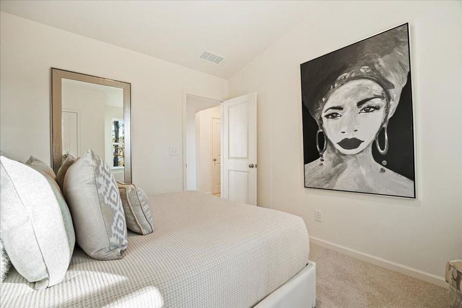 Furnished interior view inside a new home in Shoals Crossing, Conyers (Image 6). Furnished interior view inside a new home in Shoals Crossing, Conyers (Image 6).