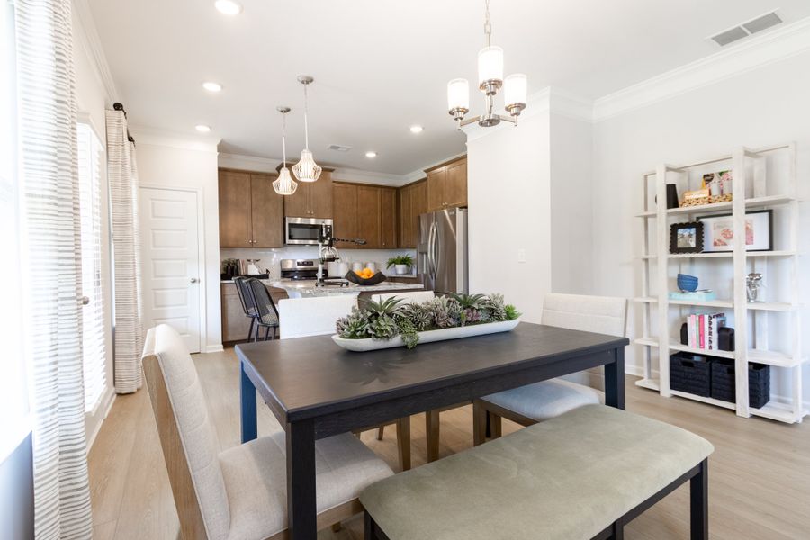 Furnished interior view inside a new home in Trellis Park, Hampton (Image 4).