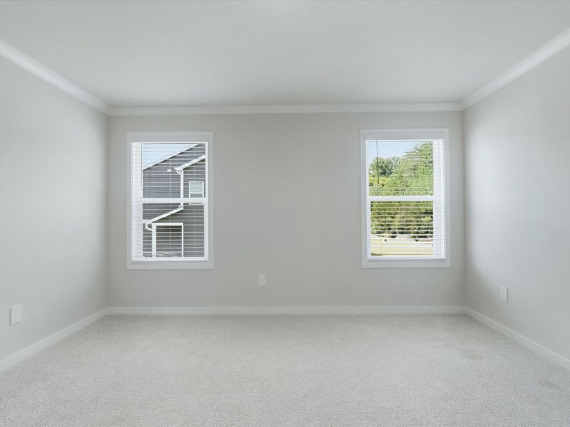 Spacious, unfurnished interior of a new home in Oakwood Townes, Mebane (Image 12).