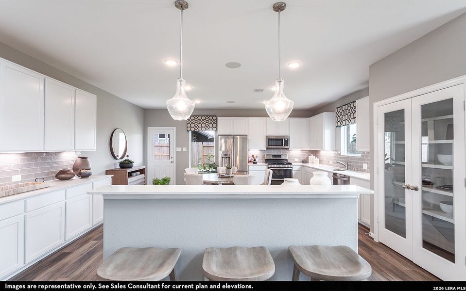 Furnished interior view inside a new home in Red Hawk Landing, San Antonio (Image 16).