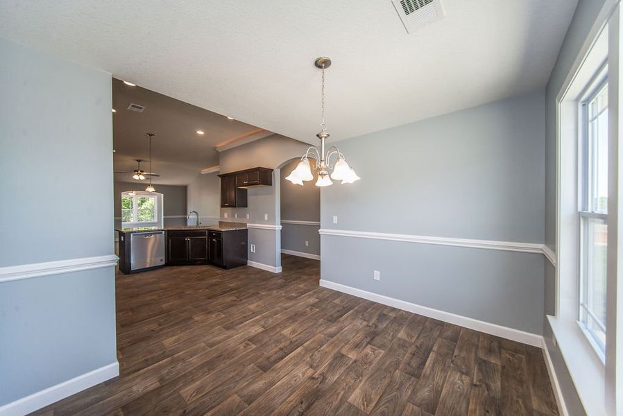 Representative unfurnished interior of a home built from the Jackson by Enchanted Homes in Lonesome Dove, San Antonio (Image 24).