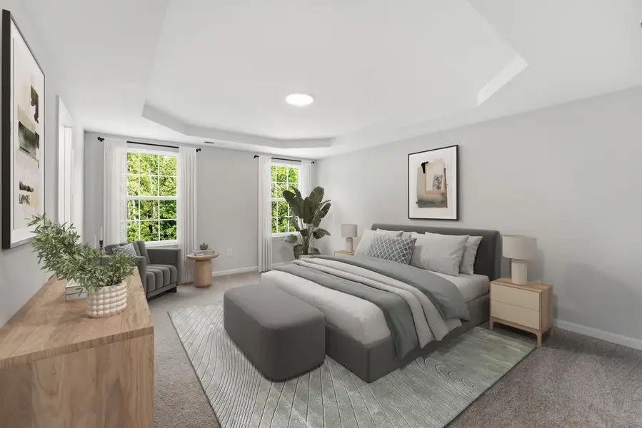 Furnished interior view inside a new home in Bell Meadows, Winnabow (Image 4).
