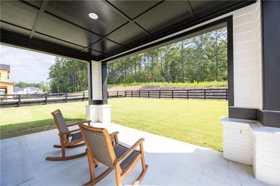Exterior details and patio area of a home in , Woodstock (Image 31).