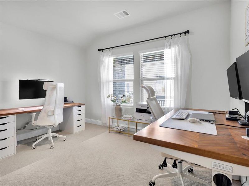 Furnished interior view inside a new home in Tesoro at Chisholm Trail Ranch, Crowley (Image 23).