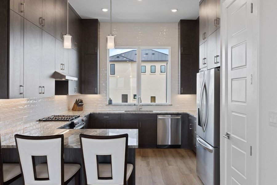 Furnished interior view inside a new home in , Austin (Image 18).