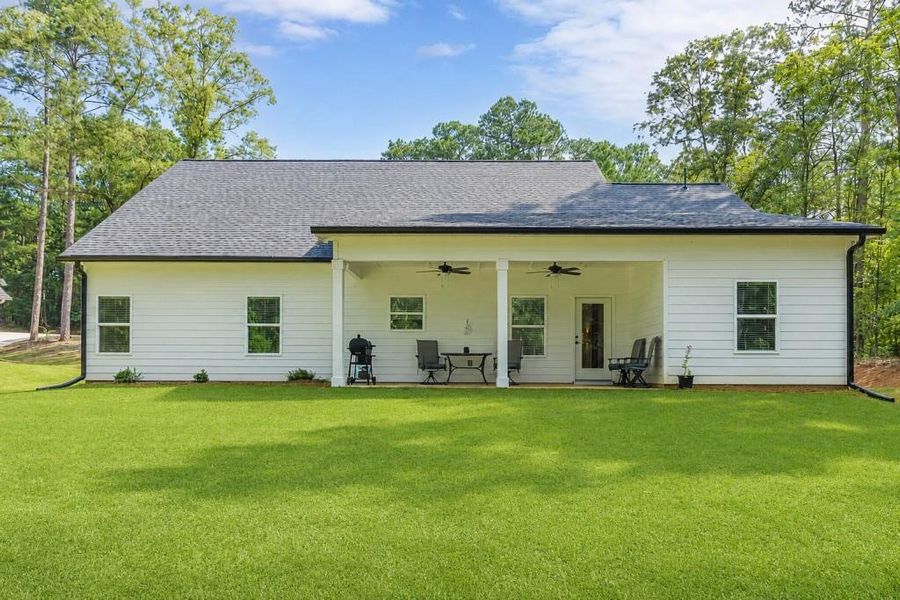 Exterior details and patio area of a home in , Monticello (Image 25).