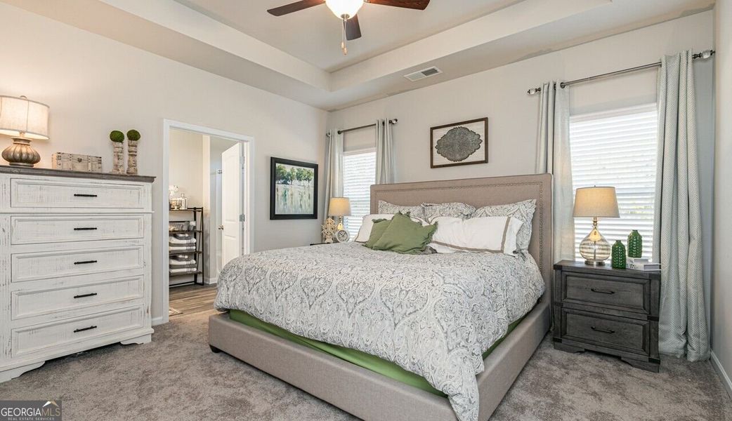 Furnished interior view inside a new home in The Cottages of Silvertown, Thomaston (Image 23).