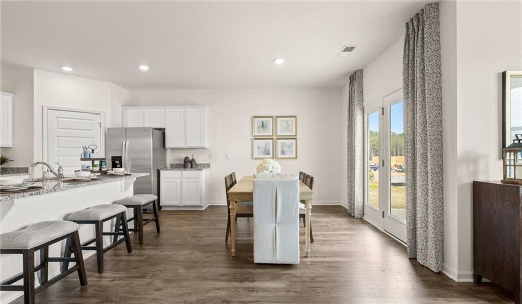 Furnished interior view inside a new home in Twin Lakes, Hoschton (Image 20).