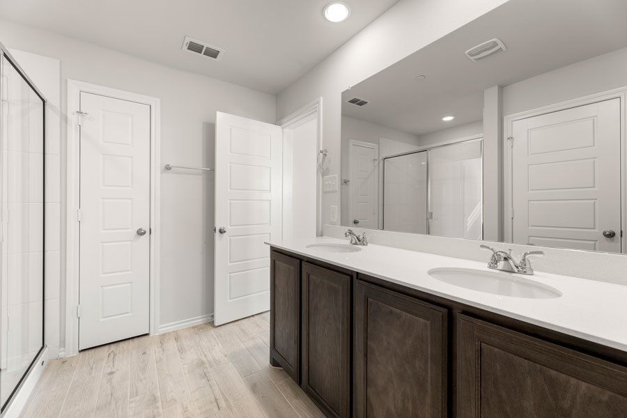 Representative exterior photo of a completed home built from the Conroe by Impression Homes in Creekshaw, Royse City, TX (Image 23). Representative exterior photo of a completed home built from the Conroe by Impression Homes in Creekshaw, Royse City, TX (Image 23).