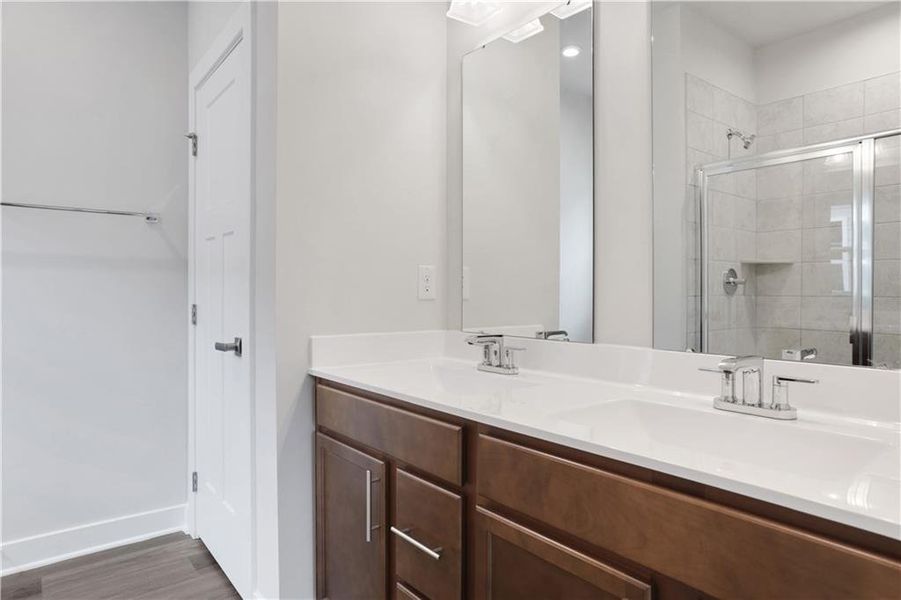 Furnished interior view inside a new home in , Hoschton (Image 3).