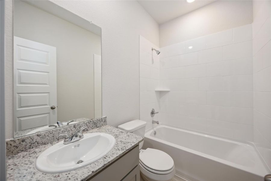 Furnished interior view inside a new home in Bluebonnet Village, Bellville (Image 7). Furnished interior view inside a new home in Bluebonnet Village, Bellville (Image 7).