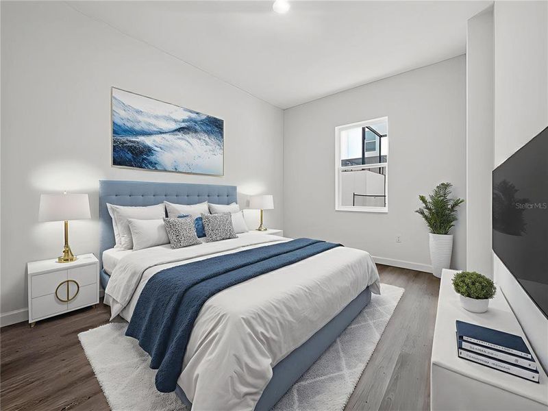 Furnished interior view inside a new home in , Davenport (Image 9).