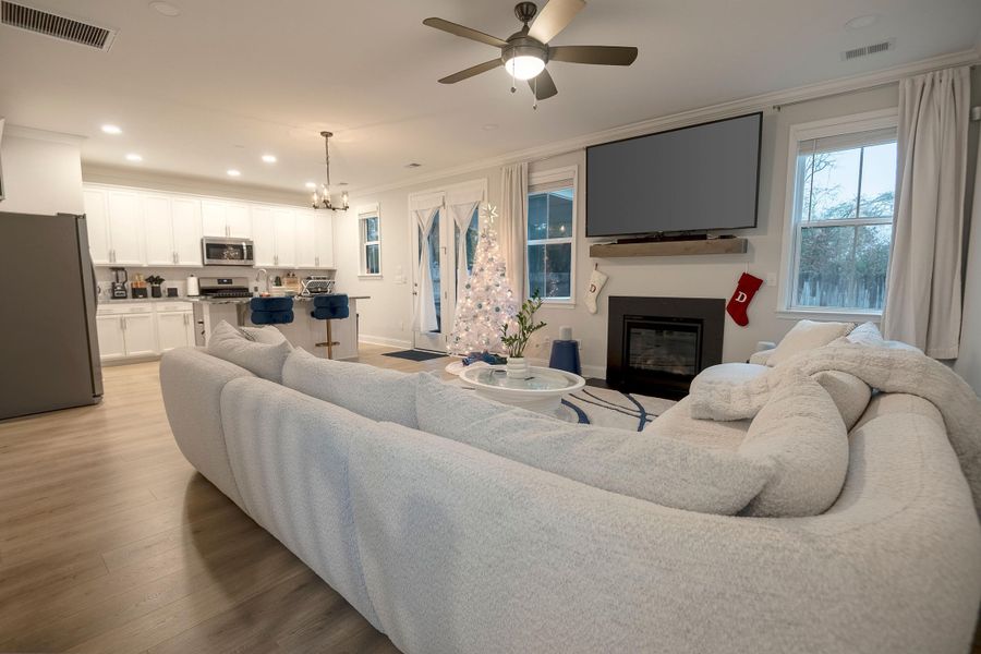 Furnished interior view inside a new home in Abbey Walk, Moncks Corner (Image 7). Furnished interior view inside a new home in Abbey Walk, Moncks Corner (Image 7).