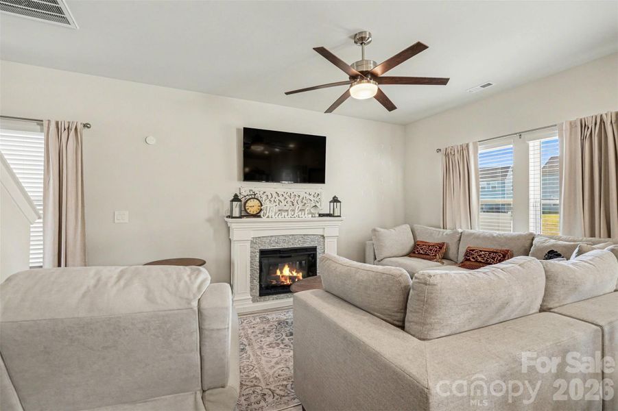 Furnished interior view inside a new home in Morgan Hills, Albemarle (Image 7).