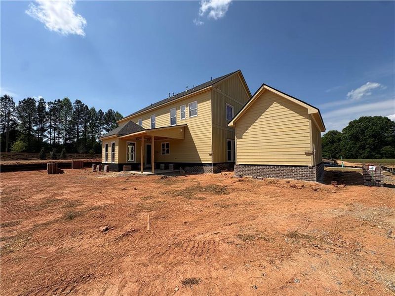 In-progress construction of a new home in The Tillery, Marietta, GA (Image 75).