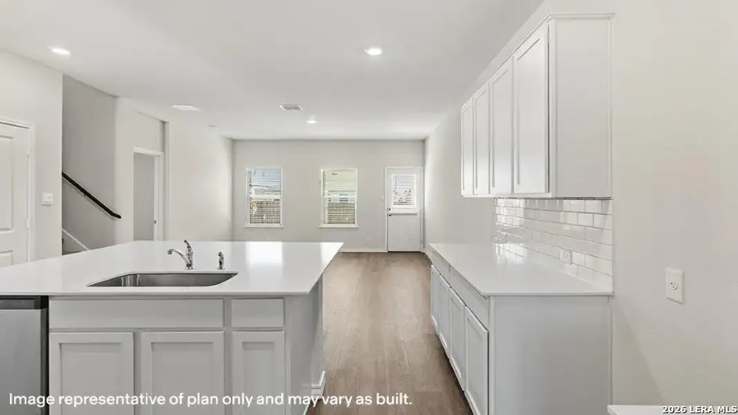 Furnished interior view inside a new home in Brookstone Creek, San Antonio (Image 11).