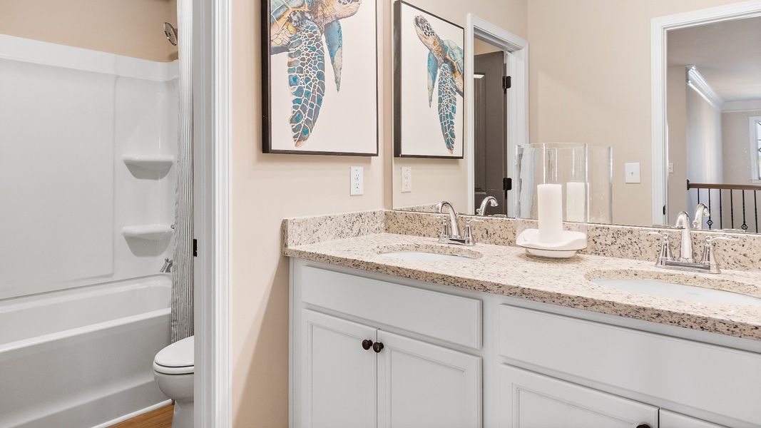 Furnished interior view inside a new home in Camp Creek Village, Atlanta (Image 30).