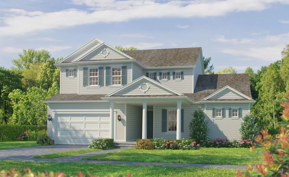 Representative exterior photo of a completed home built from the Palos Verdes by ICI Homes in EverRange, Jacksonville, FL (Image 2).