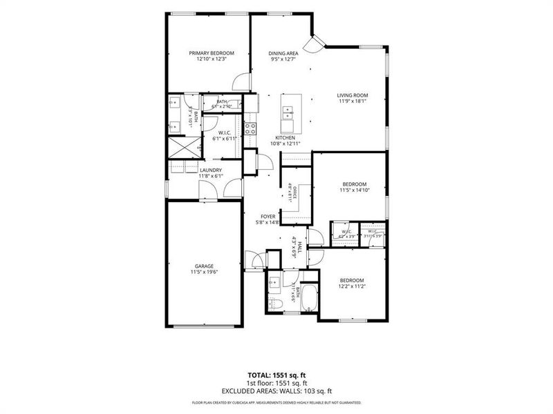 2D floor plan layout of this home in , Granbury, TX (Image 6). 2D floor plan layout of this home in , Granbury, TX (Image 6).