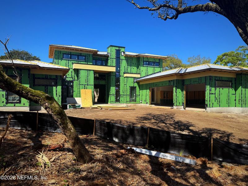 In-progress construction of a new home in , Ponte Vedra Beach, FL (Image 4).
