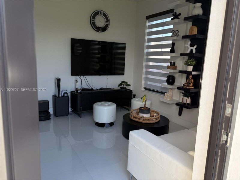 Furnished interior view inside a new home in , Homestead (Image 5). Furnished interior view inside a new home in , Homestead (Image 5).