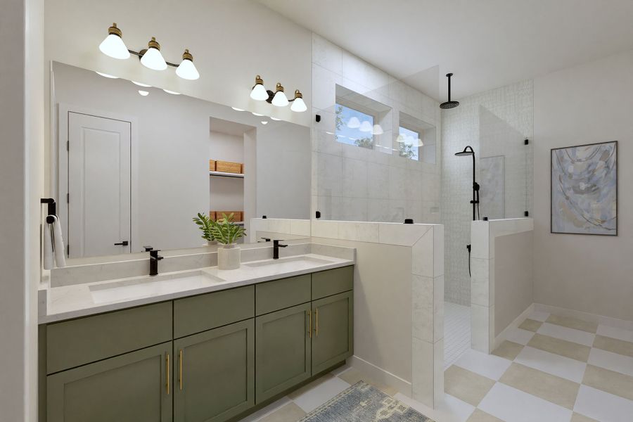 The Bastrop - Optional Super Shower