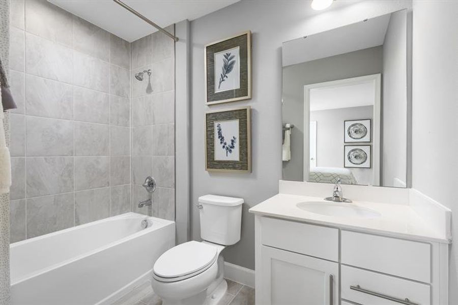 Representative furnished interior of a home built from the Lynn Haven by Ryan Homes in Copperleaf, Ocala (Image 20).