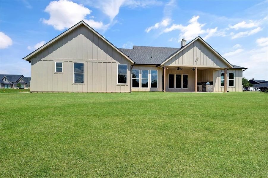 Exterior details and patio area of a home in , Caddo Mills (Image 25).
