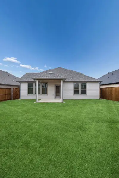 Covered Patio in the Stanley II home plan by Trophy Signature Homes – REPRESENTATIVE PHOTO Covered Patio in the Stanley II home plan by Trophy Signature Homes – REPRESENTATIVE PHOTO