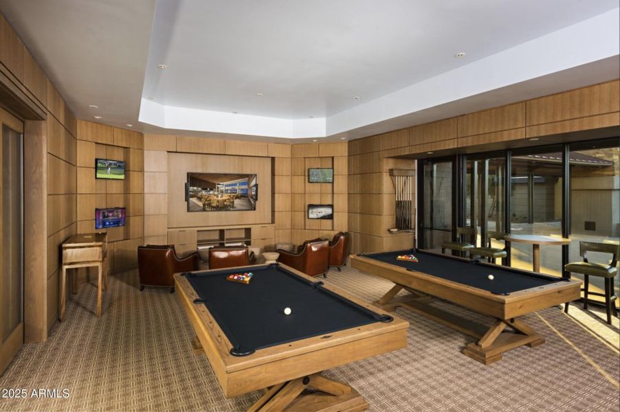 Pool room Pool room